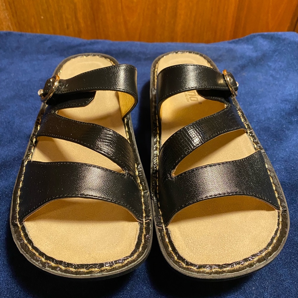 Women’s - Alegria, size 39 EU / 9-9.5 US, black clogs, Style Colette